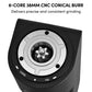 Geimori GU38 Single Dose Coffee Grinder, Electric Burr Coffee Grinder with 38mm Conical Burrs, Stepless Adjustment, Zero Retention